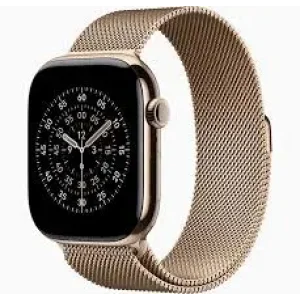 Apple Watch Series 11 46mm Milanease Loop GPS Cellular - Gold Titanium