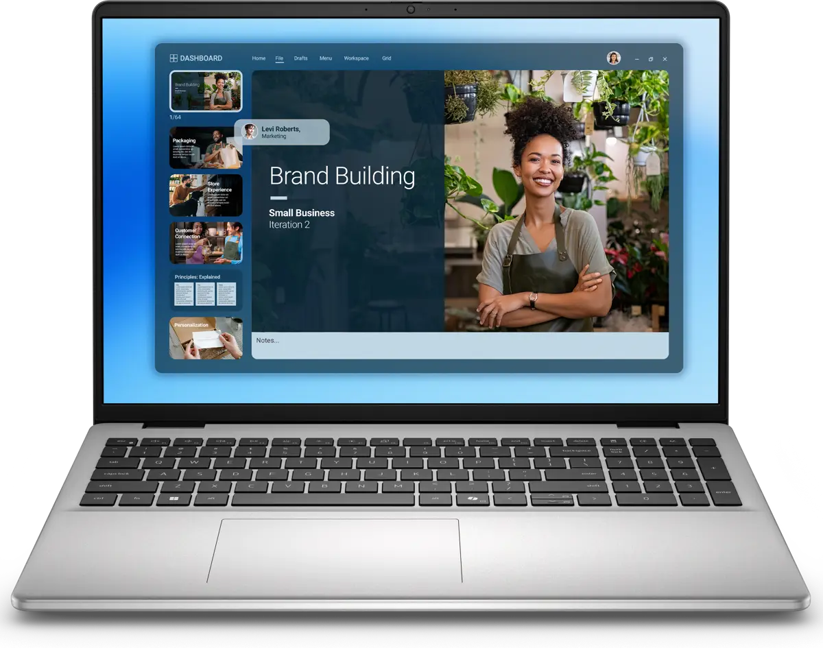 Dell 16 DC16251 Intel Core 5 120U 8GB D5 512GB SSD 16" FHD Touch Display Backlit KB Win11 Home Platinum Silver