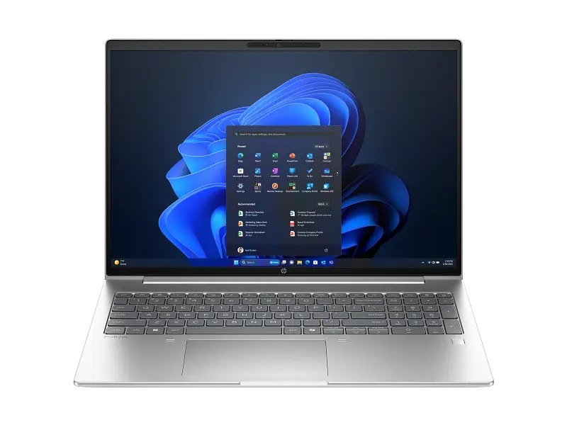 HP ProBook 4 G1IR Intel Core 5 120U 8GB 512GB SSD 16" WUXGA Display Backlit KB Fingerprint Reader Dos Pike Silver (Official Warranty)