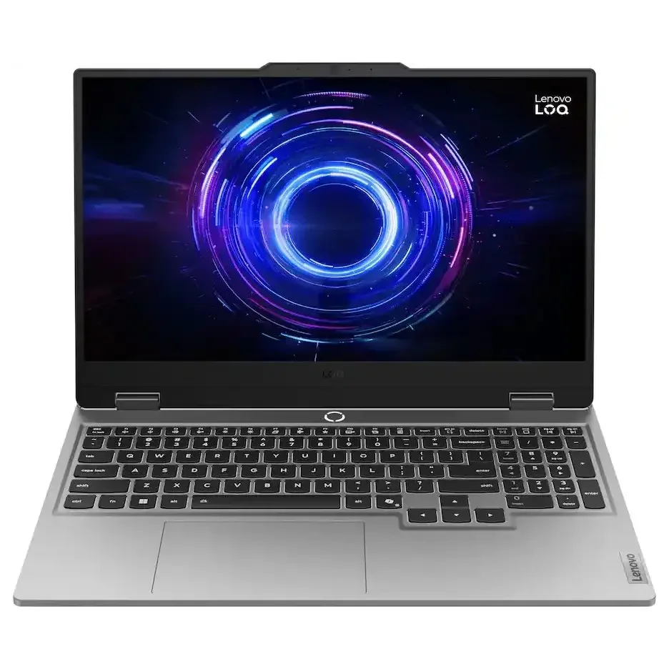 Lenovo LOQ 15IRX10 Intel Core i7-14700HX 16GB DDR5 512GB SSD NVIDIA GeForce RTX 5060 8GB 15.6" FHD Display Backlit Keyboard Win11 Home Luna Grey