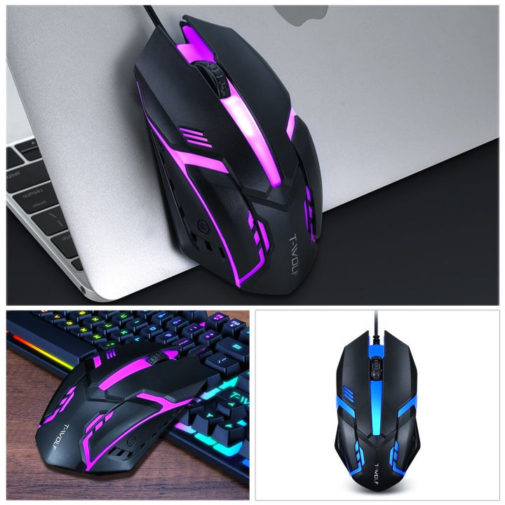 CAREZ W-110 RGB Gaming Mouse | 7 LED RGB Mouse | RGB Wired Mouse